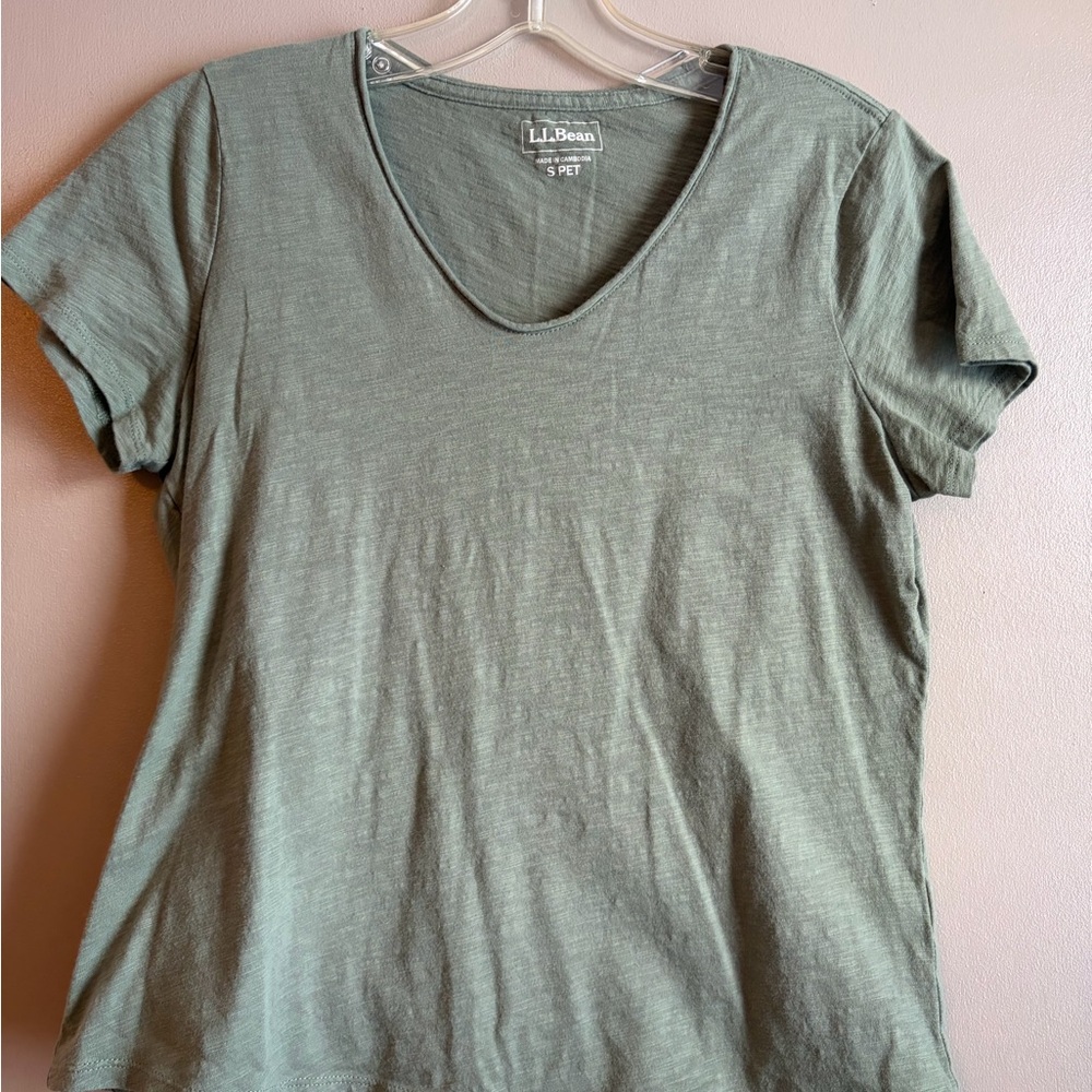L.L. Bean Women's Sage Short Sleeve Tee